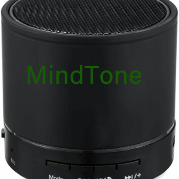 MindTone Portable Bluetooth Speaker Black